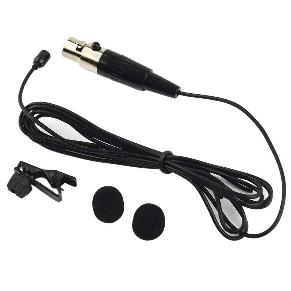 Lavalier MIC Professional Grade Mini XLR Lavalier Lavel Clip Mic pre bezdrôtový systém Shure Clear hlasový zachytenie hlasu