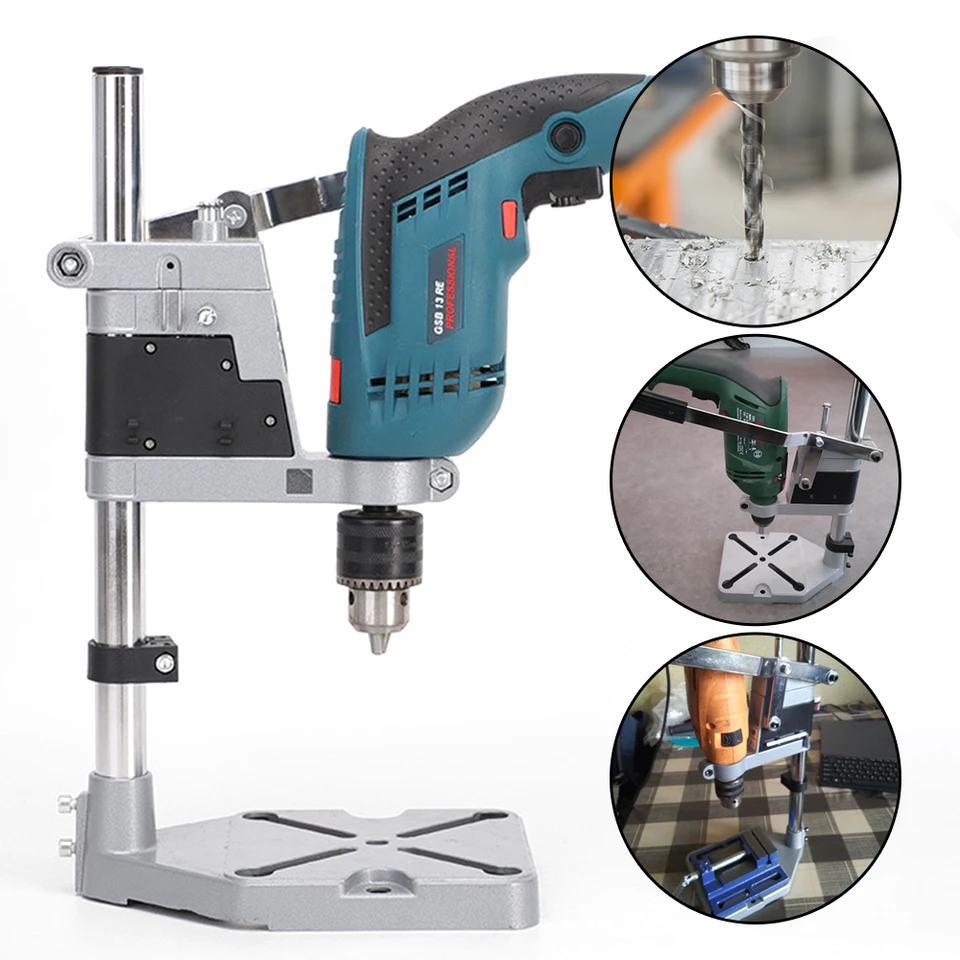 Lavica vŕtačky pre drevené výrobky Rotačný nástroj elektrický vŕtač vŕtačky Drrill Drrill Energy Grinder Accessories 400 mm základný rámec