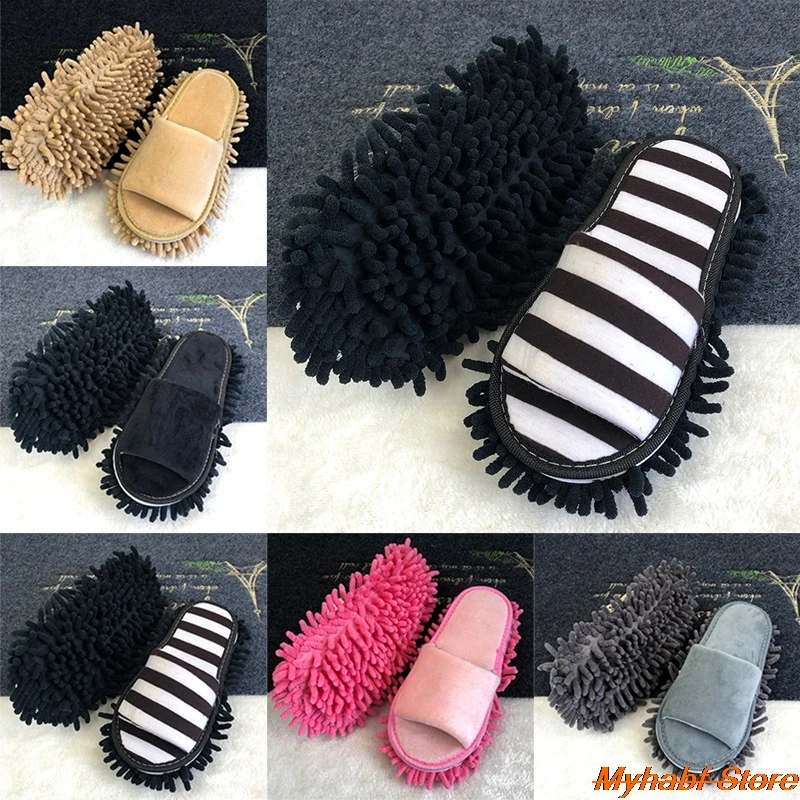 Lazy mop listy na umývateľné mikrovlákno čistenie podlahové prachové papierky Odnímateľné mopingové topánky Domácne čistiace náradie