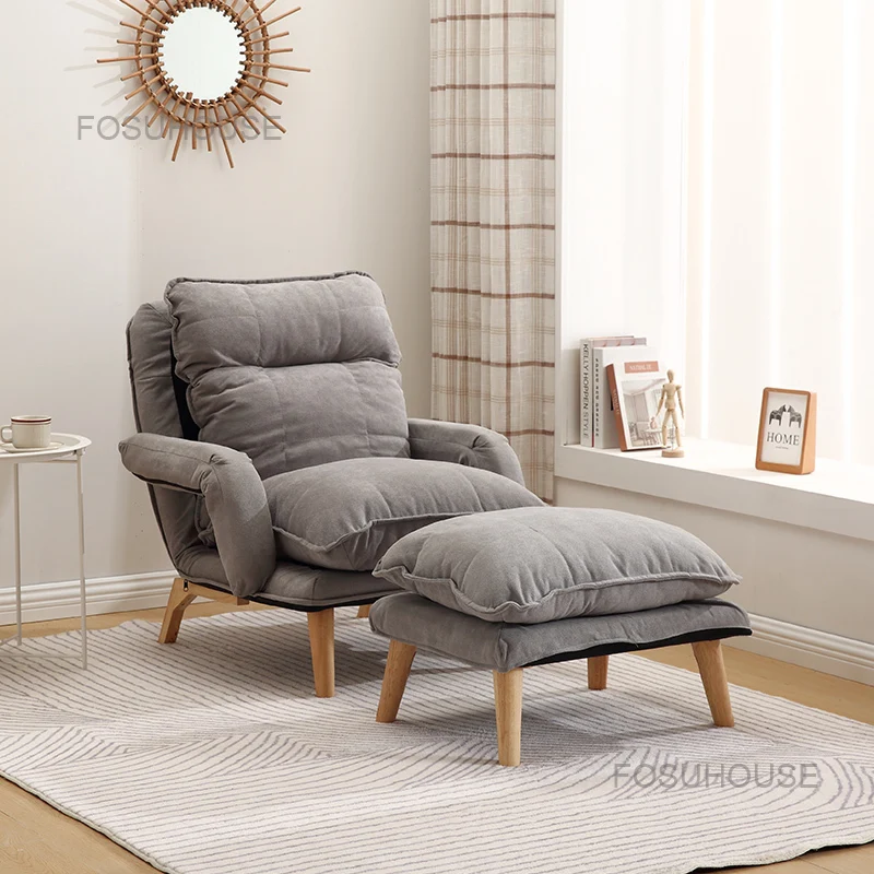 Lazy obývacia izba Sofas Moderný domáci nábytok Tatami Balkón voľný čas na pohovku