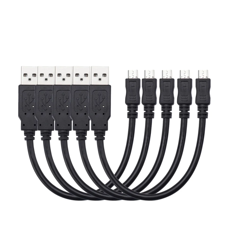 LBSC 5-palec 6 palcový USB 2,0 A-Type Samec na Micro-B Mužský náboj a synchronizovaný kábel