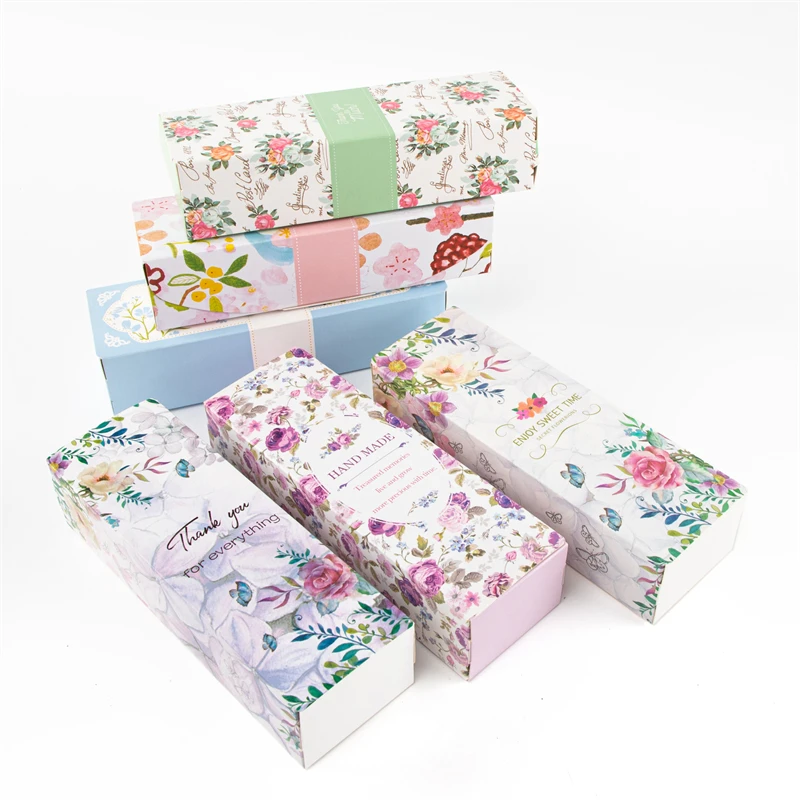 LBSISI LIFE 20KS Candy Box Paper Darčeková skrinka nougat pečenie cukrovinky papierové boxy