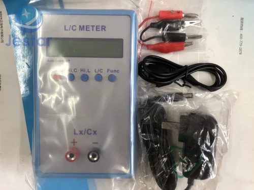 LC200A digitálna LCD kapacita LC merač indukčného indukčného testera Induktorový kondenzátor Tabuľka 1pf-100MF 1UH-100H s adaptérom