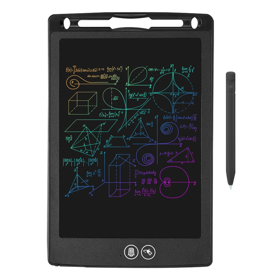 LCD Písanie tableta 8,5 palca Doodle Drawle Pad Rukopis viacerých farebných dosiek Magnetický stylus Vzdelávacia a vzdelávacia hračka