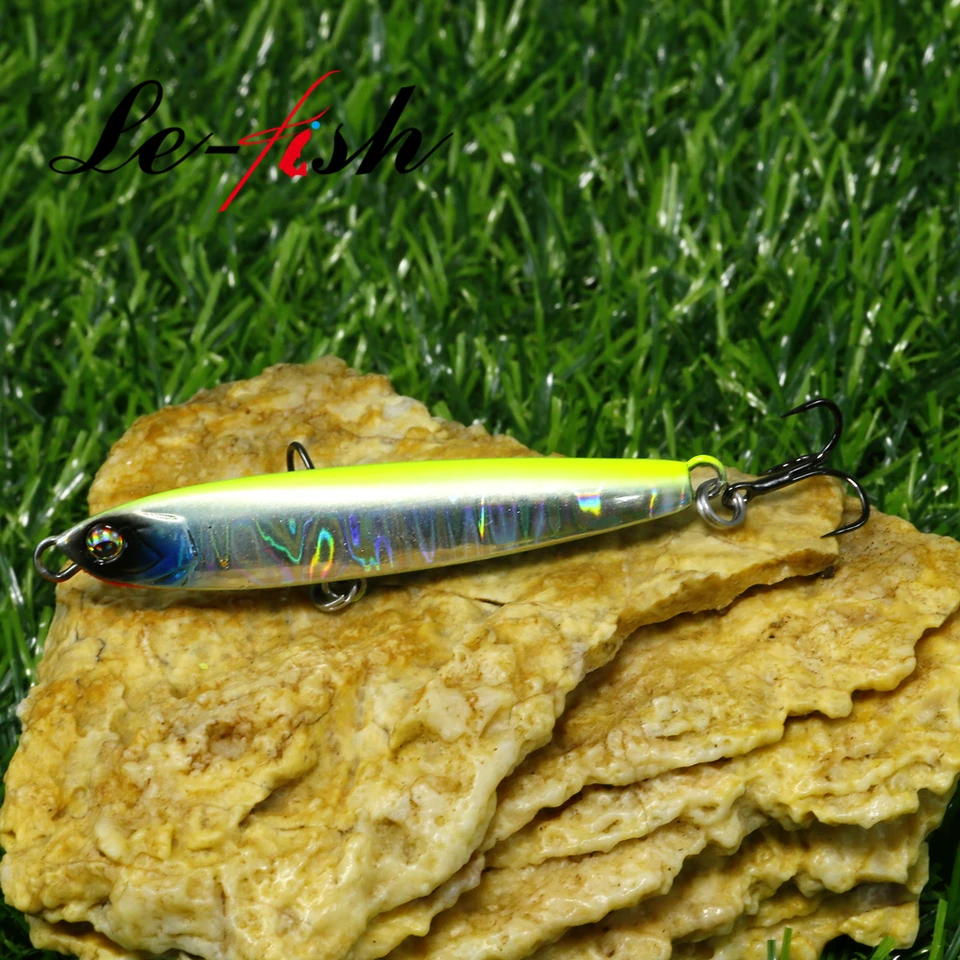 Le Fish 60 mm 6G Peruzka Rybárska nalákanie naláknutia Stickbait Tvrdé návnady Umelá plastová ryba Lure pre bidlá šťuka zander rybársky rybolov