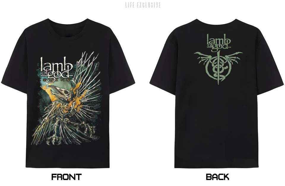 Le Lamb Of God Tir Tirt Band Tees Ženy Men