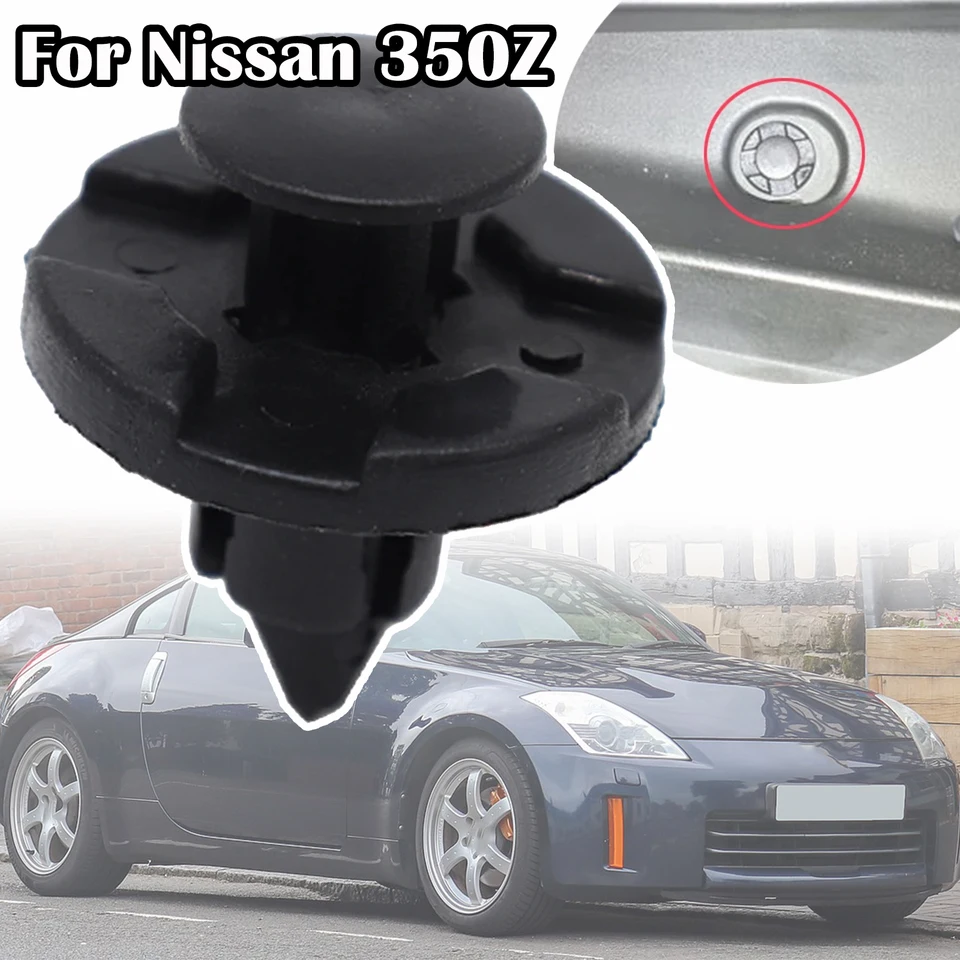Leaf Murano Poznámka Nárazníky automobilu Arch Arch Tin Rivet Upevňovací klipky pre podšívky pre Nissan 350Z 370Z Altima Cube Fairlady Z GT-R Juke