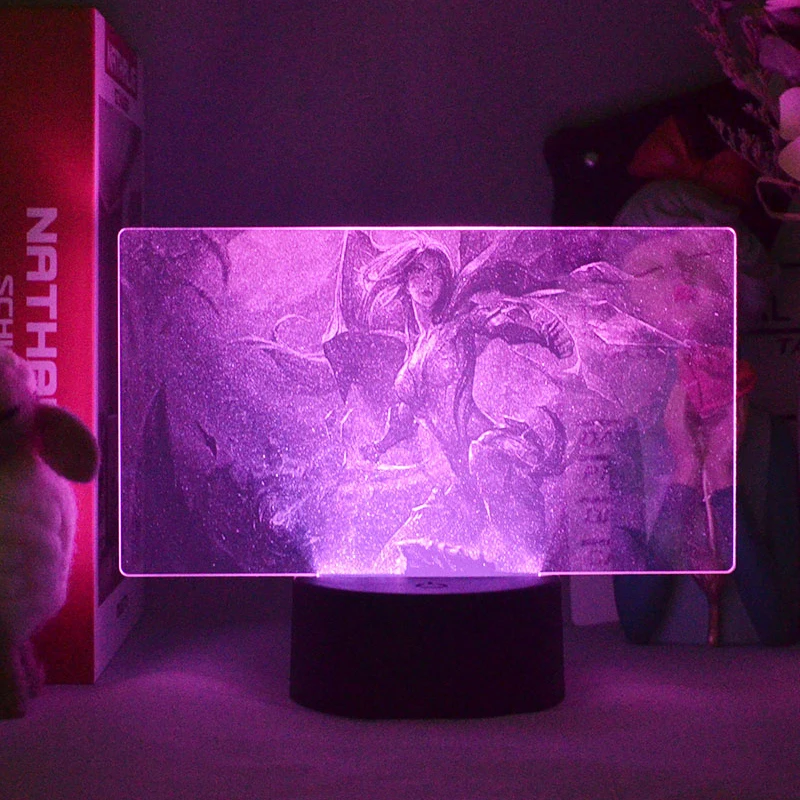League of Legends lol figures 3D obrazová lampa LED batéria USB nočné svetlo RGB neónové herné obývacie izby stolová dekorácia pre dom