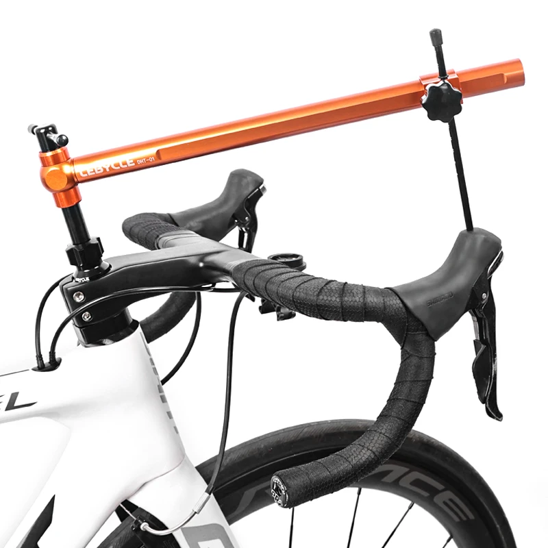 Lebycle Road Bike Ship Shift Hlava Mount Runchar Výška uhol ľavého pravého symetrického nastavenia nástroja na vyrovnanie riadidiel na bicykli