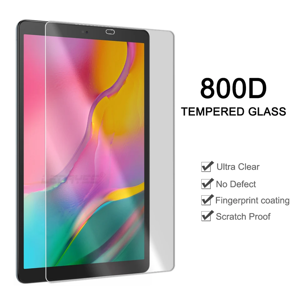 Lecayee 9H Scratch Proof Templeted Glass pre tab galaxy Samsung Galaxy A 10,1 palca 2019 SM-T510 T515 Ultra Clear Screen Protector HD HD