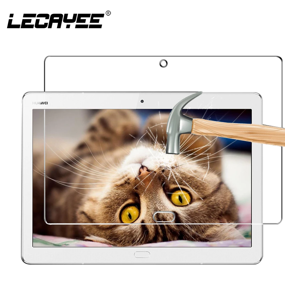 LeCayee Perfektné temperované sklo pre Huawei Mediapad M3 Lite 10.1 8.4 8.0 Čistý chránený obrazovky pre tablet Huawei M3