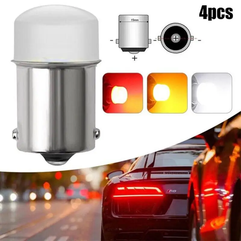 LED 1157 Vysoké jasné autá Light Bay15D 1156 P21W BA15S žiarovka SMD Auto Univerzálne reverzné odbočky brzdenie Biela DRL12V
