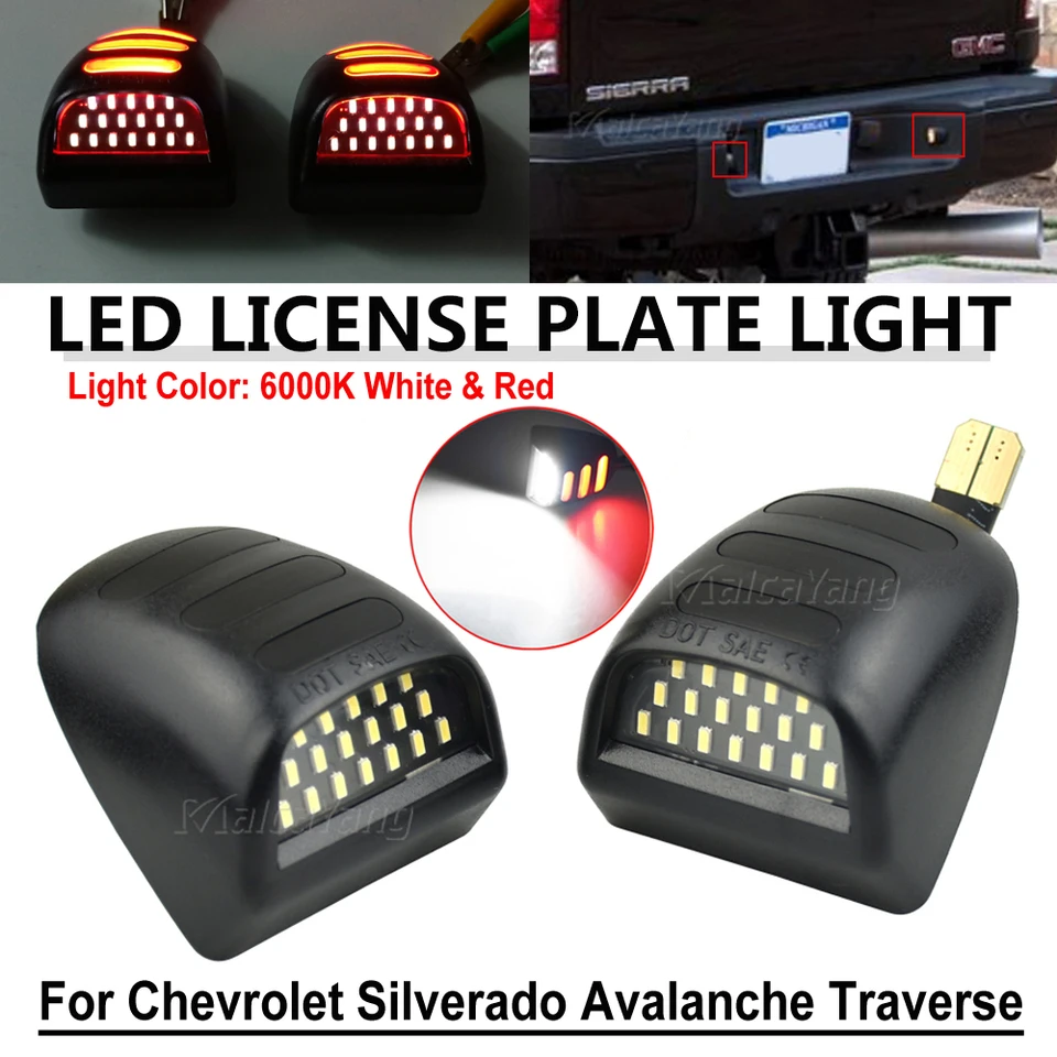 LED 12V NIME ŠPÍTAČNÁ ZARIADENIA SVETLO LAMPLOBLÁTORA PRÍSLUŠENSTVA PRÍSTUPU pre Chevrolet Avalanche Tahoe GMC Sierra Yukon Fast Doručenie!