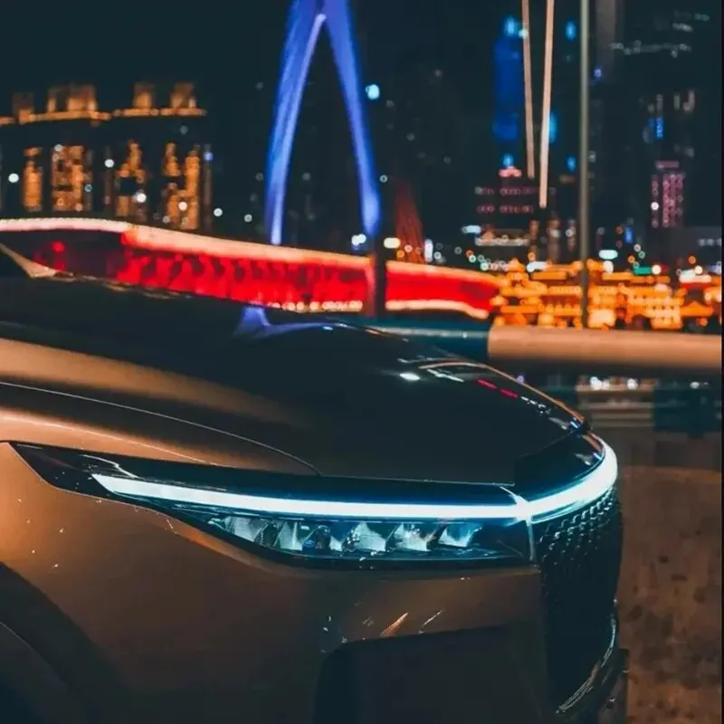 LED auto kapucňa Atmosféra Svetelný pás 180 cm biele svetlo vodotesné automatické exteriérové ​​dekorácie osvetlenie dekoratívna okolitá lampa 12V