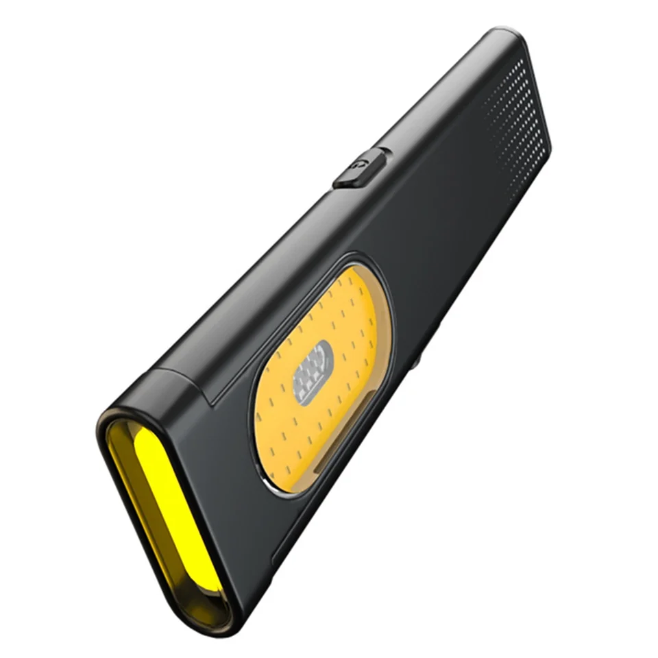 LED baterka USB-C Nabíjateľná 470lm prenosná mini vrecká Lantern Work Work Light Magnetický zadný klip