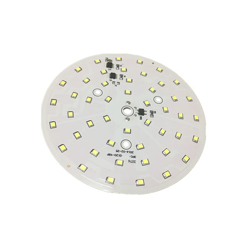 LED COB 18W LAMP AC220V LAMP 2835SMD PCB MODUL Modul Chip Smart IC Flush Light Panel Spotlight Spotlight White 6000-6500K 1ks
