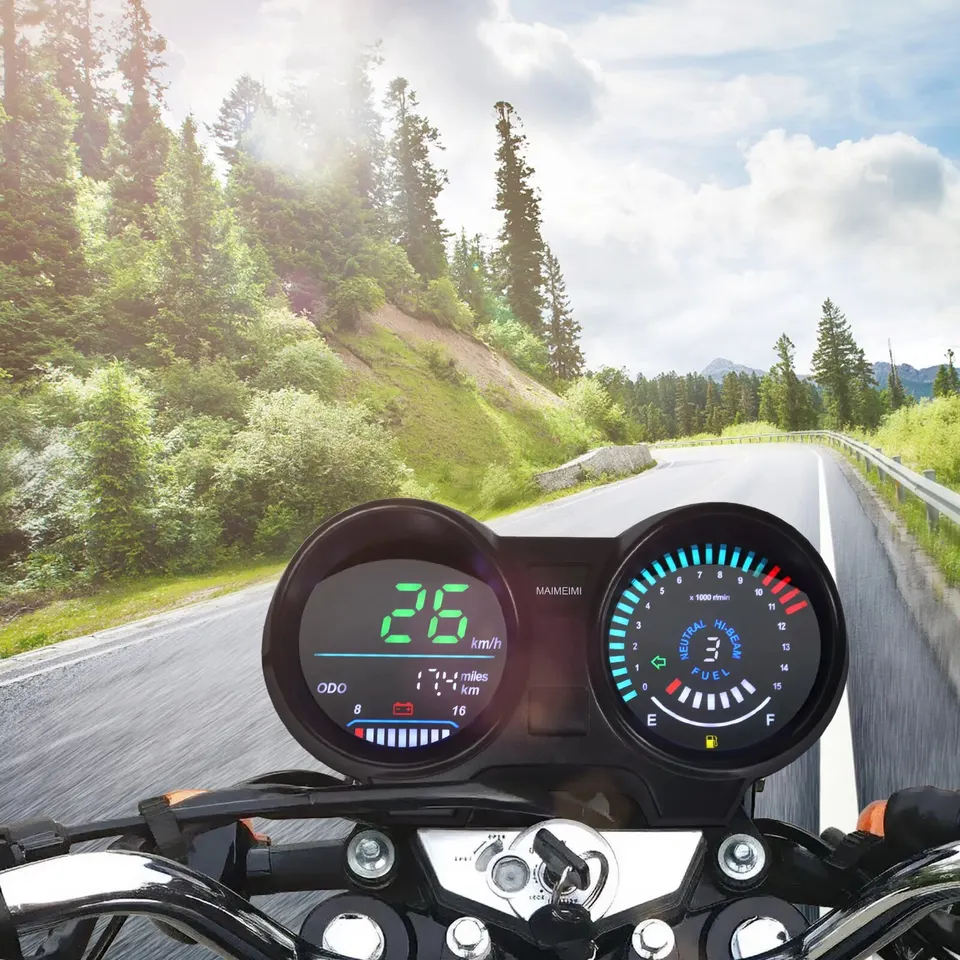 LED digitálny prístrojový panel Motocyklu pre rýchlomer pre digitálny panel CG125 RPM Meter Moto Dashboad pre Titan 150 Honda CG150 FAN150