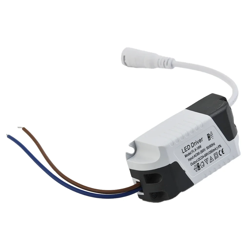 LED diód Ceilling Light Light Transformátor napájacieho prevodu adaptéra LED ovládača 8-18W/8-24W pre lampu s tunelom svetlometov