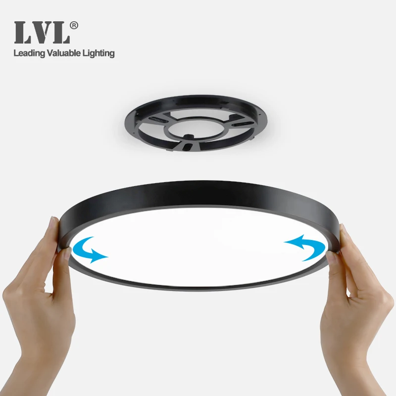 LED DOWNLEGE 12W 18W 24 W 32W 24 W Moderný povrch namontovaný dole do obývacej izby Kúpeľňa Kúpeľňa Kúpeľňa lampa