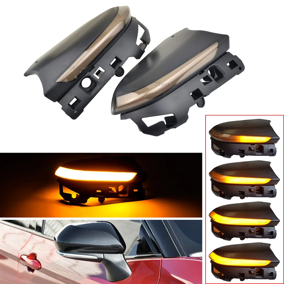 LED dynamické bočné zrkadlo sekvenciátorový indikátor Blinker Svetlo pre Toyota Camry C-HR CHR Prius XW50 PHV 2018 2019 2020