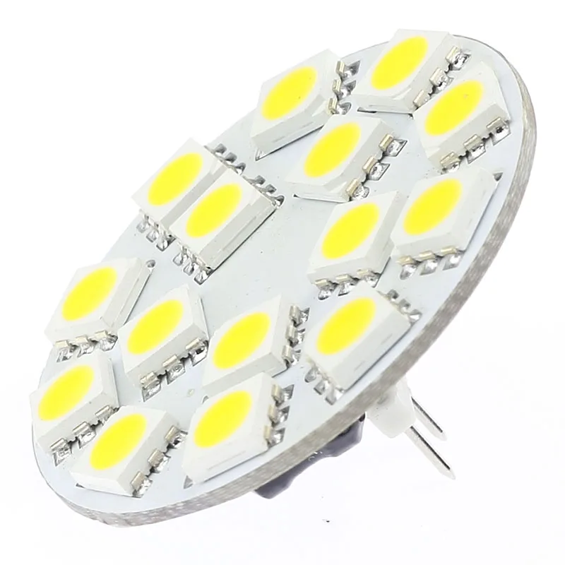 LED G4 3W Light Round Board SMD 5050 Široký napätie AC/DC10-30V Zadný kolík 12V 24V MR11 MR16 Halogénové náhrady 1ks/veľa