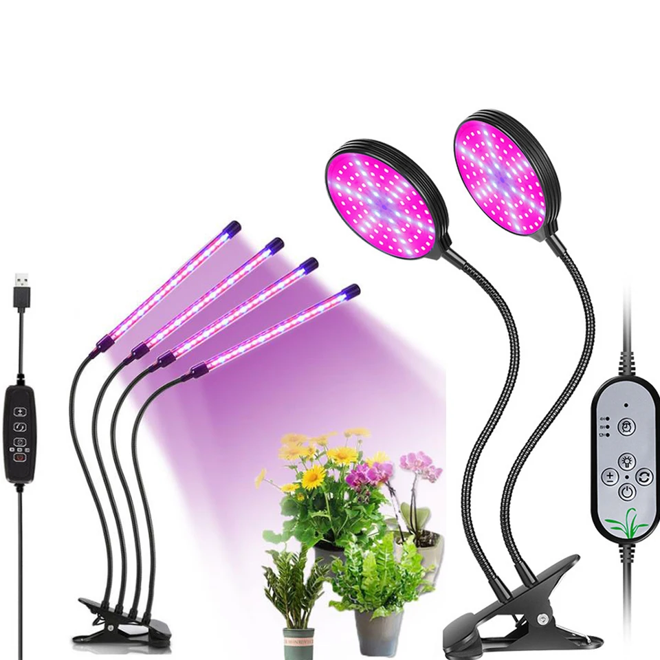 LED GROW LIGHT USB PHYTO LAMP CELL SPECTRUM Pestovanie stanu kompletná súprava PHYTOLAMP pre rastliny sadenice kvety vnútorná pestovateľská škatuľka
