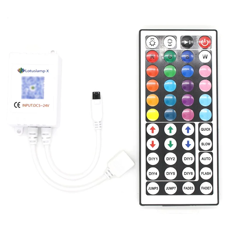 LED infračervené svetlo Bluetooth Svetlo s infračerveným diaľkovým ovládaním RGB Bluetooth Controller 44