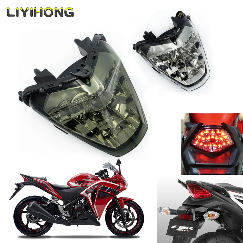 LED integrované signály Tail Tail Brake Turn Signals pre Honda CBR 125 150 250 300 R CBR125R CBR150R CBR250R CBR300R CB300F