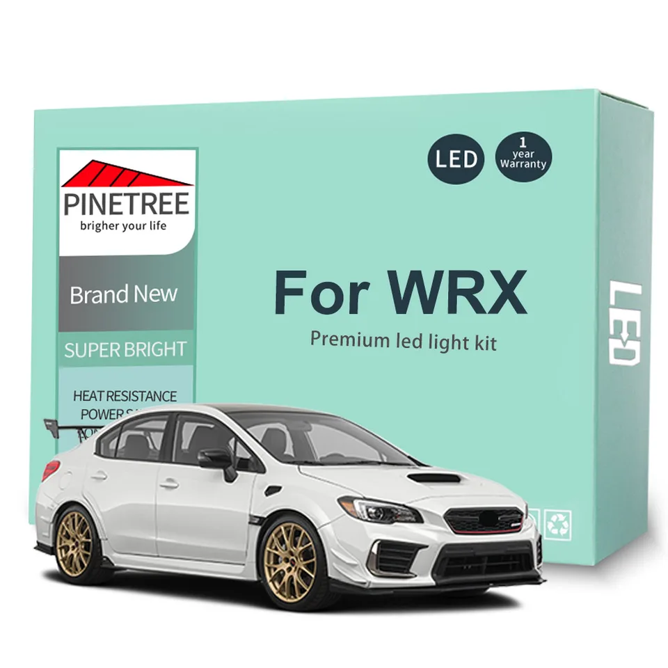 LED interiérová súprava pre interiéru pre Subaru WRX pre WRX STI 2000-2015 2016 2017 2018 2019 2020 2021 2022 LED žiarovky Canbus
