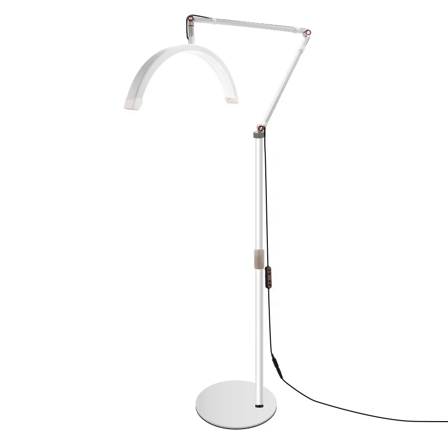 LED lampa s riasmi LED lampa Half Moon pre predlžovanie mihalníc pre predĺženie mihalníkov pre tvorbu obsahu obočia natáčanie obočia