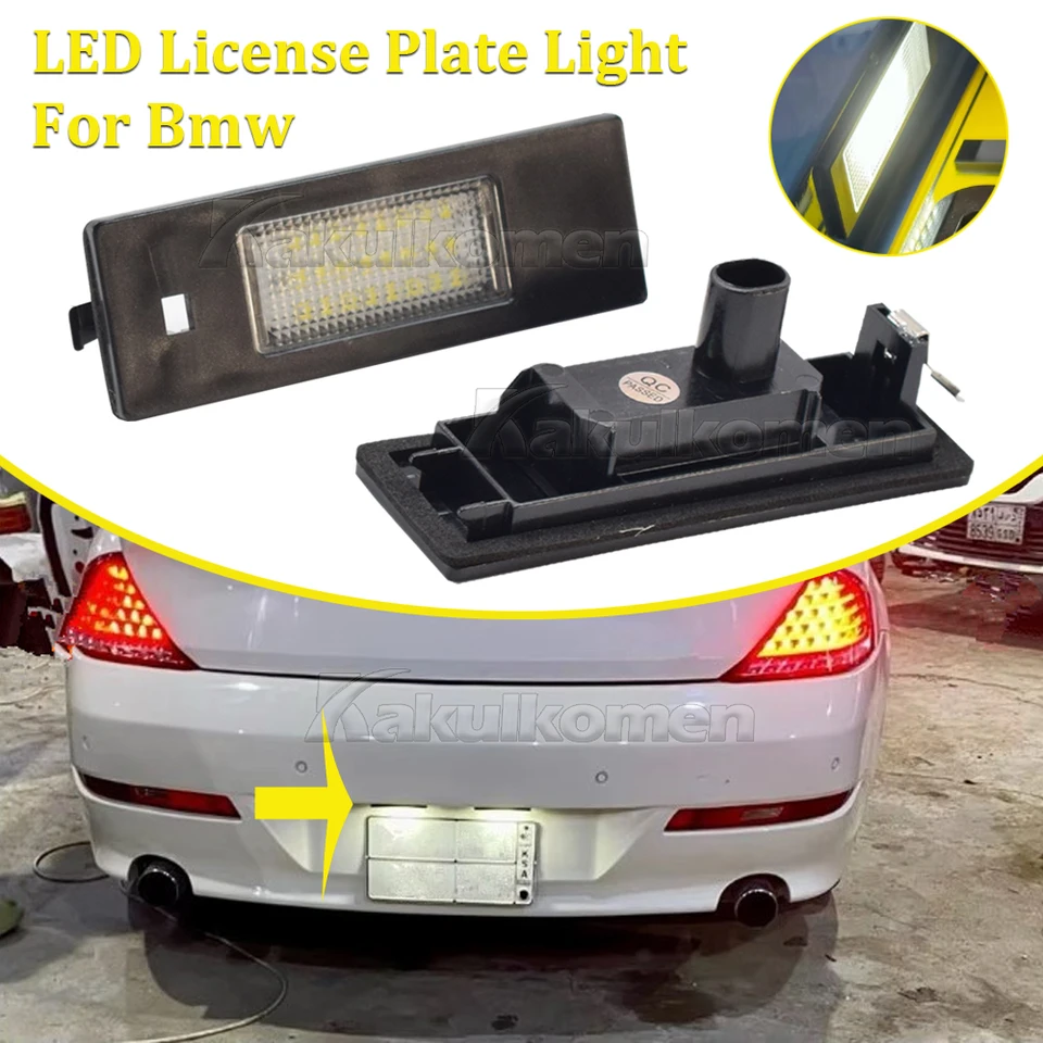 LED licencia Číslo dosky LAMP Svetlo auta Žiadna chyba pre BMW 1 Series E81 E87 E63 E64 M6 E85 E86 Z4 F12 F20 F21 K48