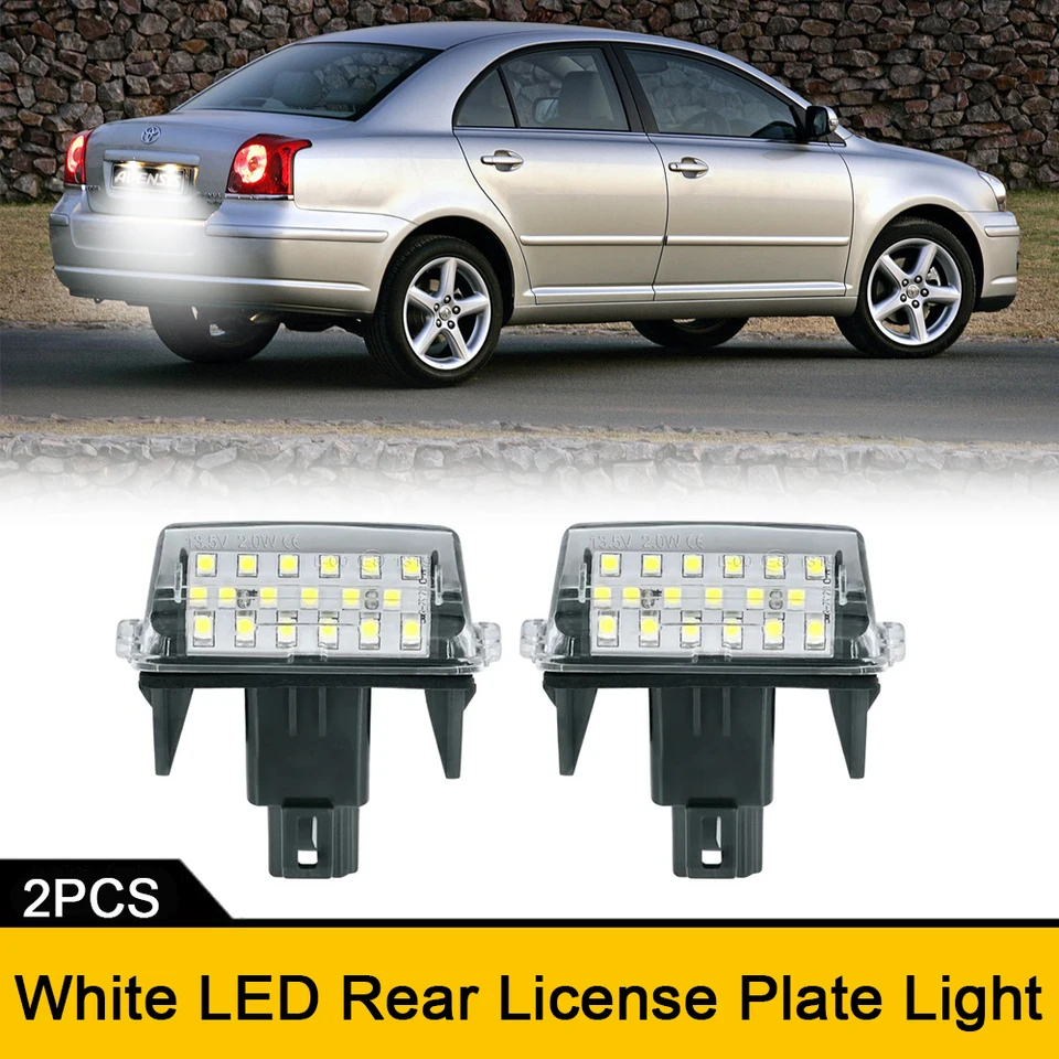 LED licenčné číslo Doska Svetlo pre Toyota Auris Avensis Camry Corolla Esquire Levin Noah Prius C Ractis Asi Vitz Vios voxy yaris