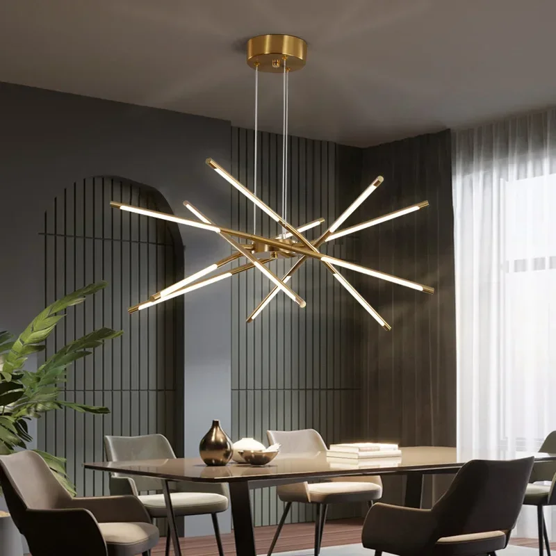 LED lineárny luster pre obývaciu jedáleň spálň