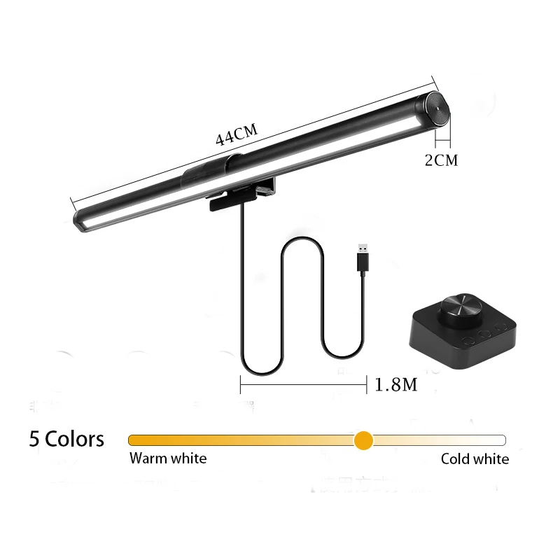 LED monitor Light lišta s diaľkovým ovládaním