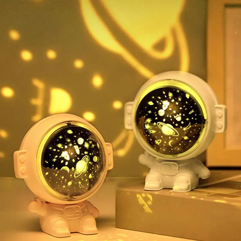 LED nočné svetlo Galaxy projektor Starry Sky Projector 360 ° Rotate Planetarium Night Lamp pre izbu dekoratívne deti Darček pre deti