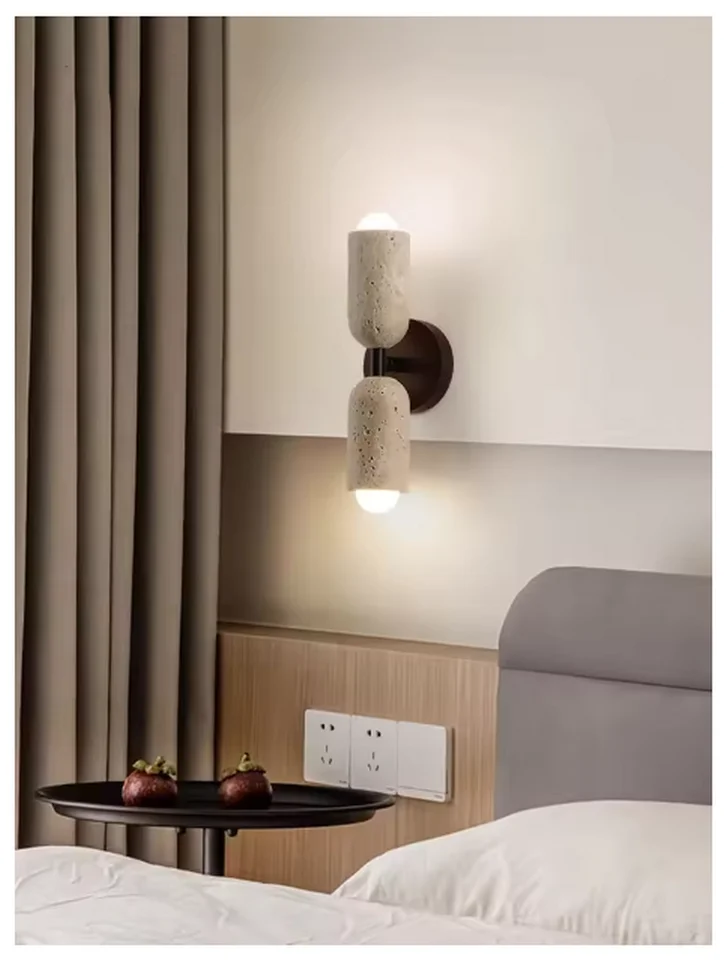 LED nástenná lampa WABI sabi v štýle spálne nočná lampa Nordic Obýva