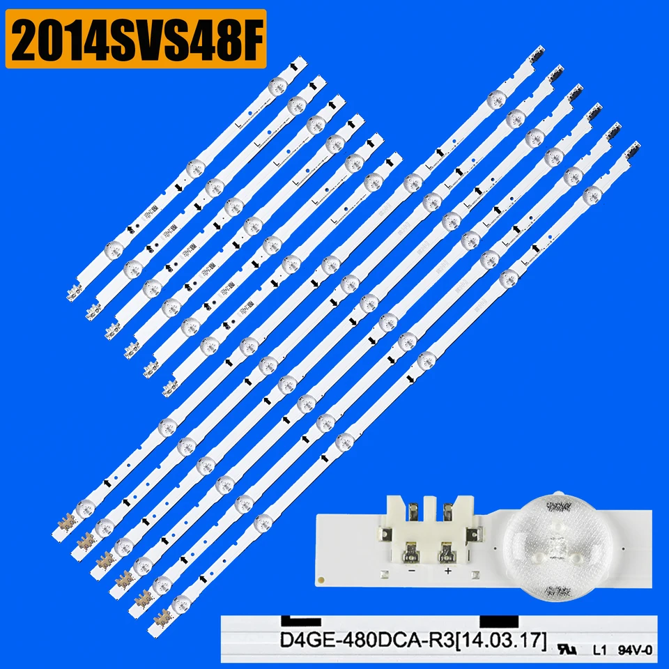 LED podsvietené prúžky pre UE48H5005AK UE48H5020AK UE48H5030AK UE48H5030AS UE48H6348AK UE48H6348AR UE48H66648SS UE48H6648S