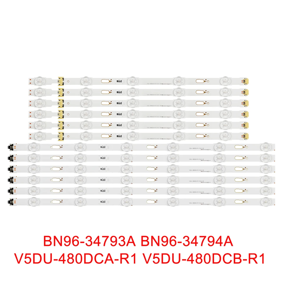 LED podsvietené pásmo 11 lamp pre Samsung UE48JU6470 UE48JU6465 UE48JU6650 UE48JU6645 UE48JU6642 UE48JU6610 UE48JU6670 UE48JU6750