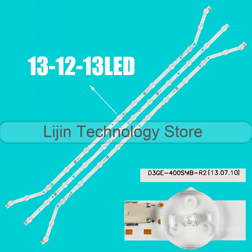 LED podsvietený prúžok pre UE40H5303AK UE40H5373AS UE40H5373SS UE40H5303AW UE40H5304AK 2013SVS40 D3GE-400SMB-R1 BN9-2876A 28766A
