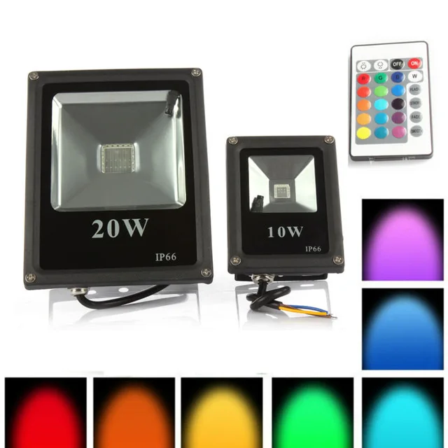 LED povodňové svetlo 10W 20W 30W 50W AC85-265V 12V LED svetlofrek, vodotesný LED LED LED Spotlight Outdoor Lighting Spot LED Exterieur