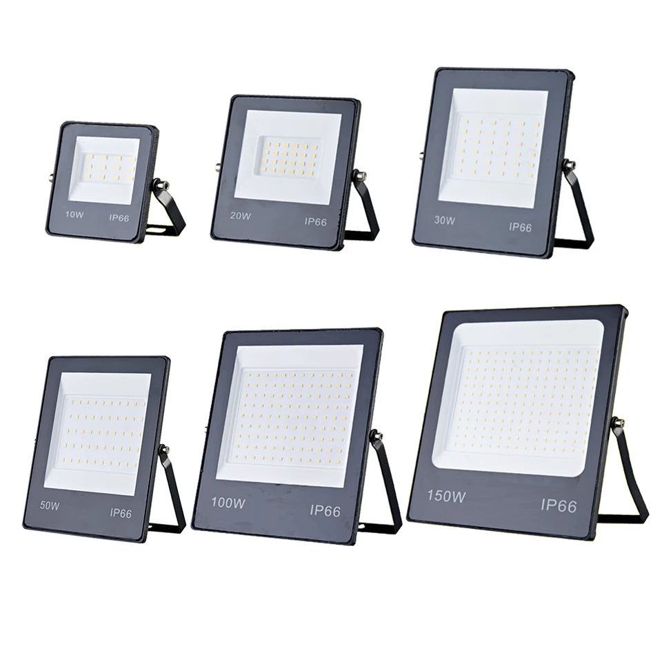LED povodňové svetlo AC165-265V 10W 20W 30W 50W 100W 150 W biela teplá biela IP66 nepremokavé vonkajšie pouličné svetlo LED reflektor LED reflektor