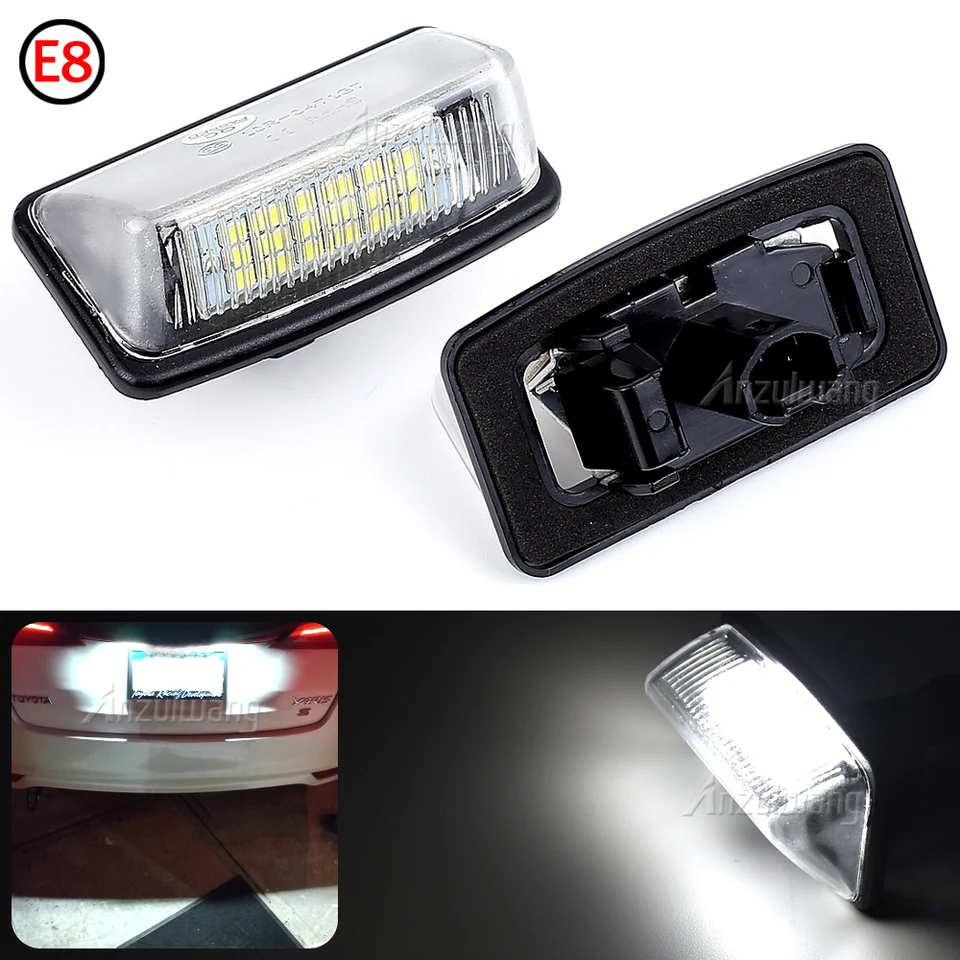 LED poznávacia značka pre Toyota Corolla E11 koruna S180 Starlet EP91 VIOS VIOS Previa ACR50 GSR50 Číselná doska LAMP