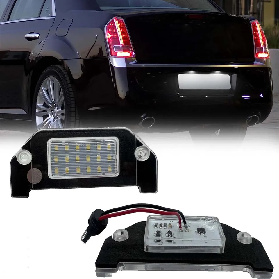 LED poznávacia značka Svetlo pre Dodge Dart 2013-2016 Challenger Avenger 2008-2014 nabíjačka 06-14 Magnum 05-2008 Chrysler 300 Sebring