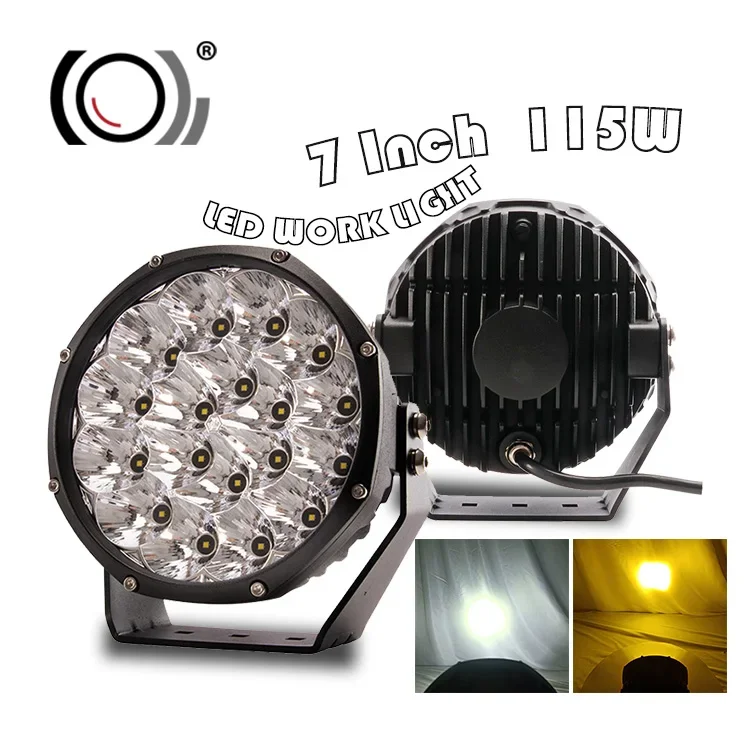 LED pracovné svetlo 150 metrov vysoký výkon super svetlý nákladný automobil LED LED svetlo svetlo svetlo 7 palcov LED Spotlight 4x4