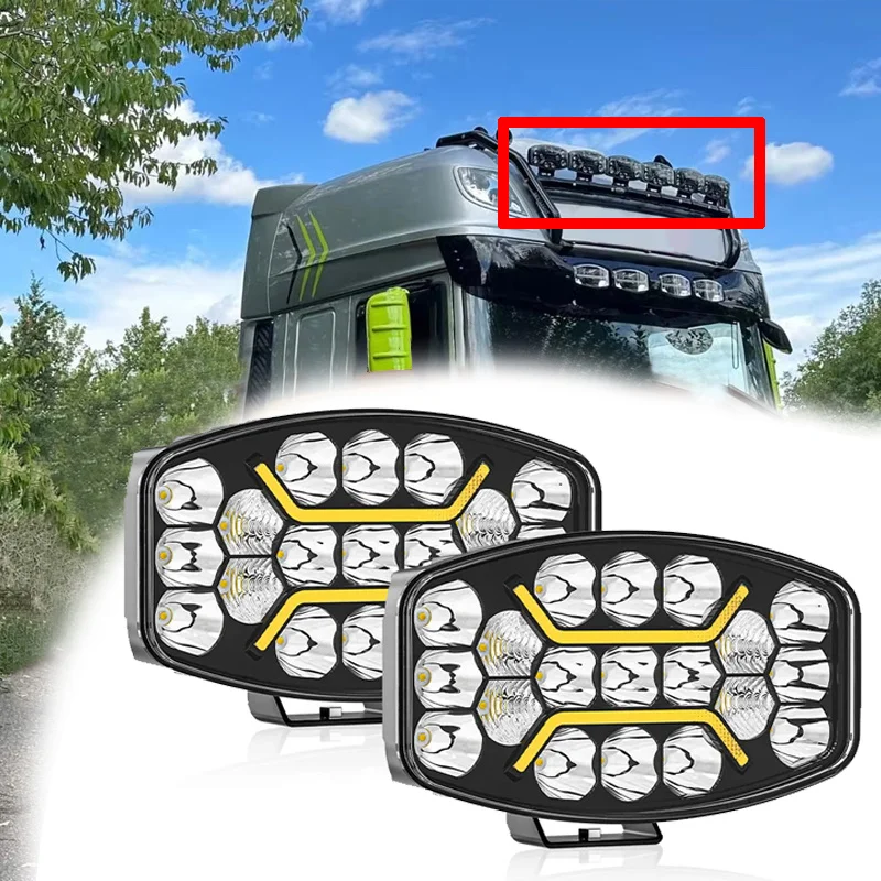 LED pracovný bar 120 W 24 Potlight DRL Car Light 10 palcov pre 4x4 LED bar offroad SUV SUV ATV Truck Excavator White Amber