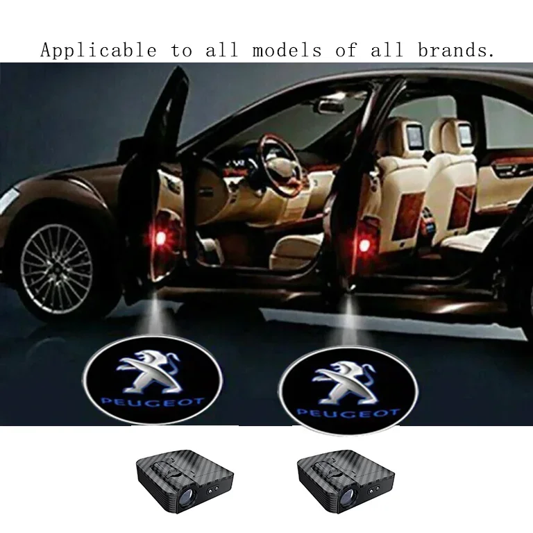 LED projektor Sign Auto s výstavbou s výhľadom na svetlo doplnkov pre Peugeot 407 3008 307 308 206 508 208 207 607 106 301 408 5008