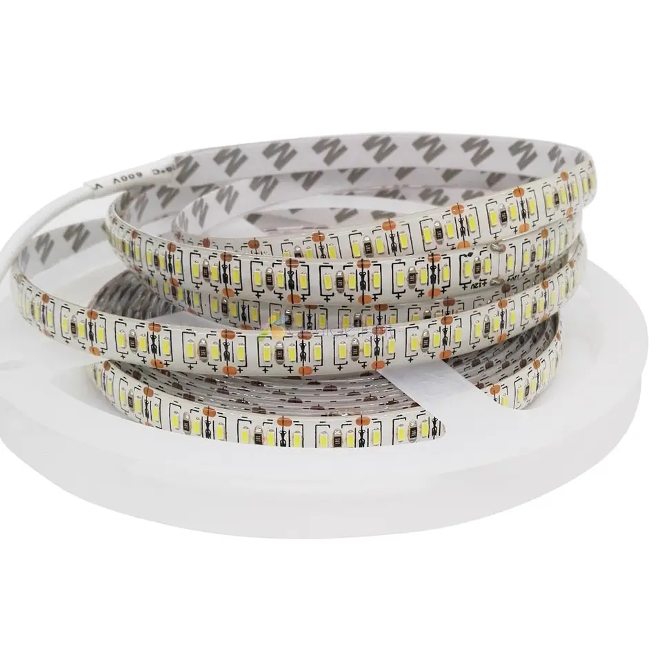 LED pásik 3014 SMD 204 LED/m, Super Bright IP20/IP65 Vodotesná páska LED svetlo LED DC 12V Biela/teplá biela farba, 5 m/šarža
