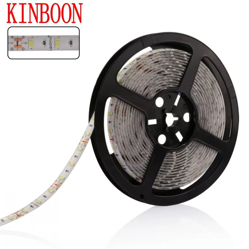 LED pásik 5630 DC12V Flexibilné LED svetlo LED 300 LED 5 m/navijak biela/teplá biela/studená biela/modrá/červená/zelená/žltá/RGB 5730 LED pásma LED
