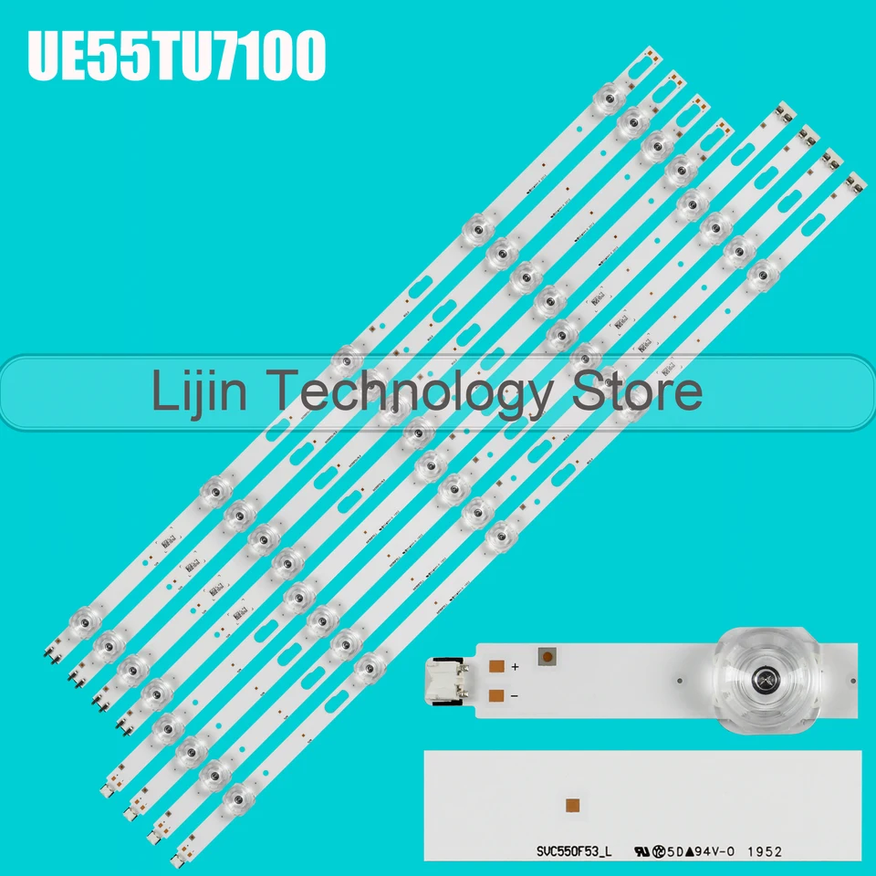 LED pásma LED pre UE55AU7175U UE55AU7105K UE55AU7172U UE55TU7005 SVC550F53/78_R SVC550F553-78-L-Rev2.0 LM41-00889A LM41-00890A
