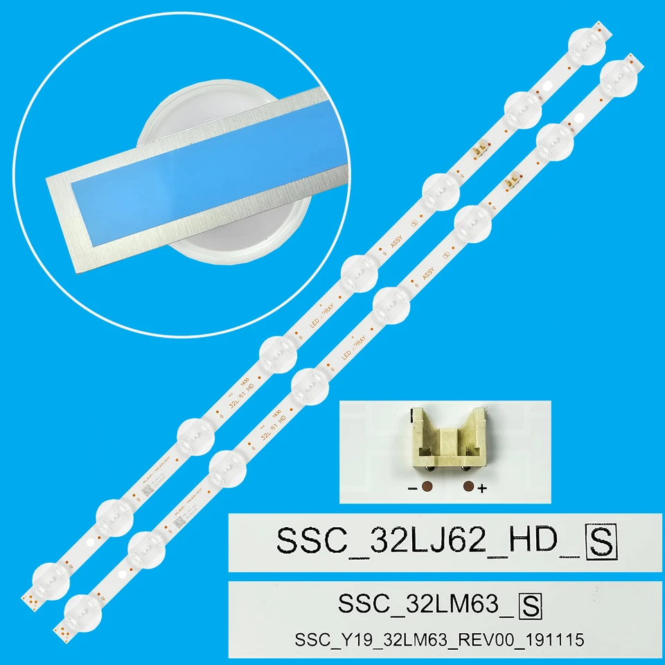 LED pásma pre HC320DXN-ABSL1-A142 2143 SSC_32LJ61_HD_8LED S 32LC510U 32LM63 Y19 32LK615BPSB 32LK510BPLD 32LK510PLD 32LJ510B